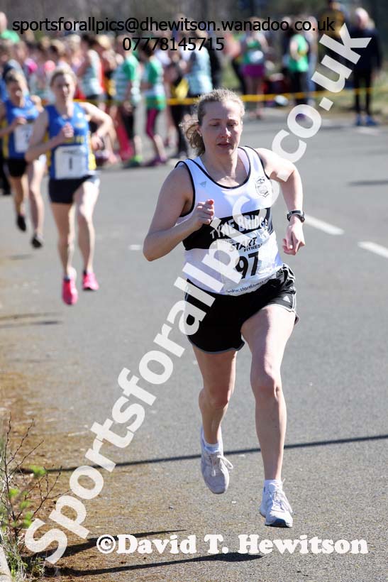 Senior womens Elswick Harriers Good Friday Road Relays. Photo: David T. Hewitson/Sports for All Pics